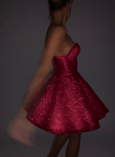 A-Line Sweetheart Short/Mini Sequined Homecoming Dress