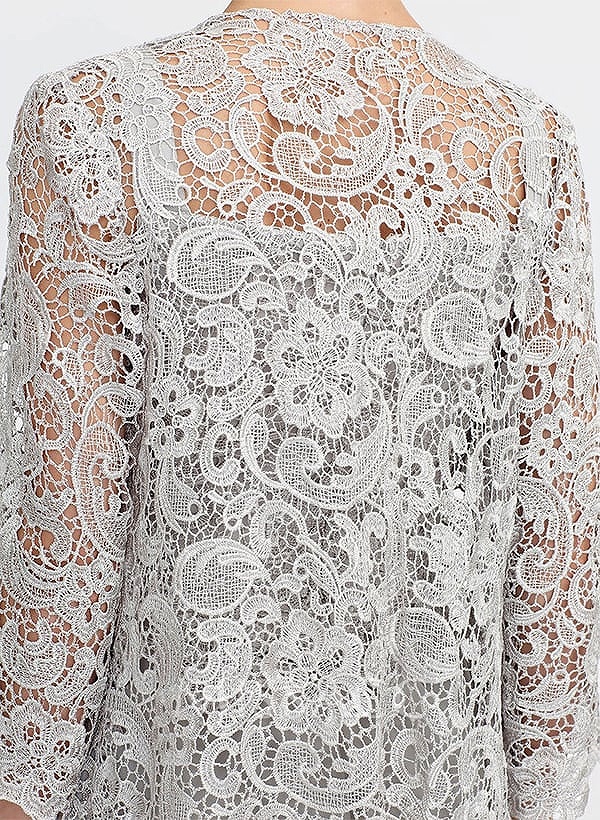 Classic Lace Pantsuit Floor-Length Chiffon Mother Of The Bride Dresses With Jacket Classic Lace Pantsuit Floor-Length Chiffon Mother Of The Bride Dresses With Jacket