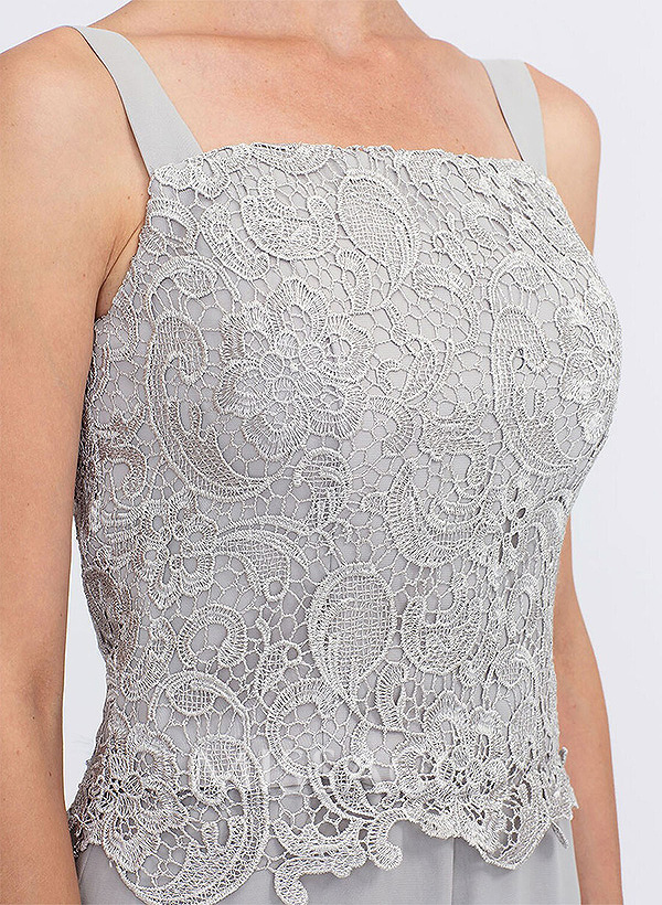 Classic Lace Pantsuit Floor-Length Chiffon Mother Of The Bride Dresses With Jacket Classic Lace Pantsuit Floor-Length Chiffon Mother Of The Bride Dresses With Jacket