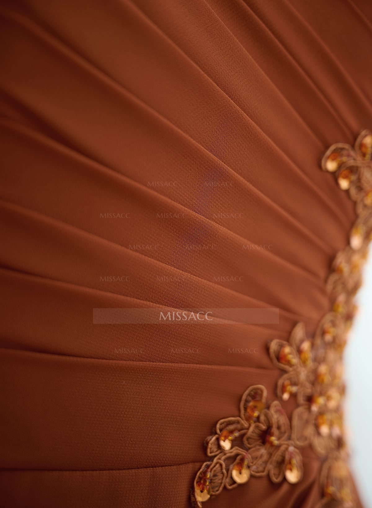 Sheath/Column V-Neck Floor-Length Chiffon Mother Of The Bride Dress With Appliques Lace