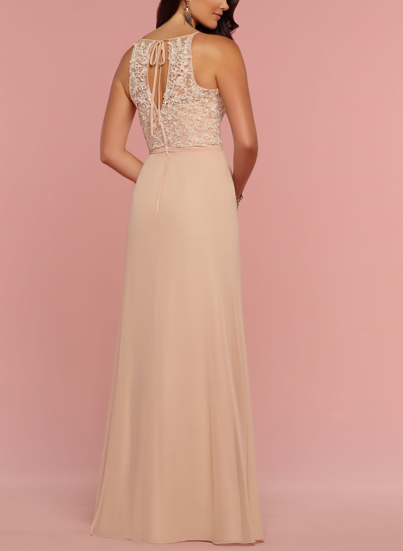 Lace A-Line Elegant Bridesmaid Dresses