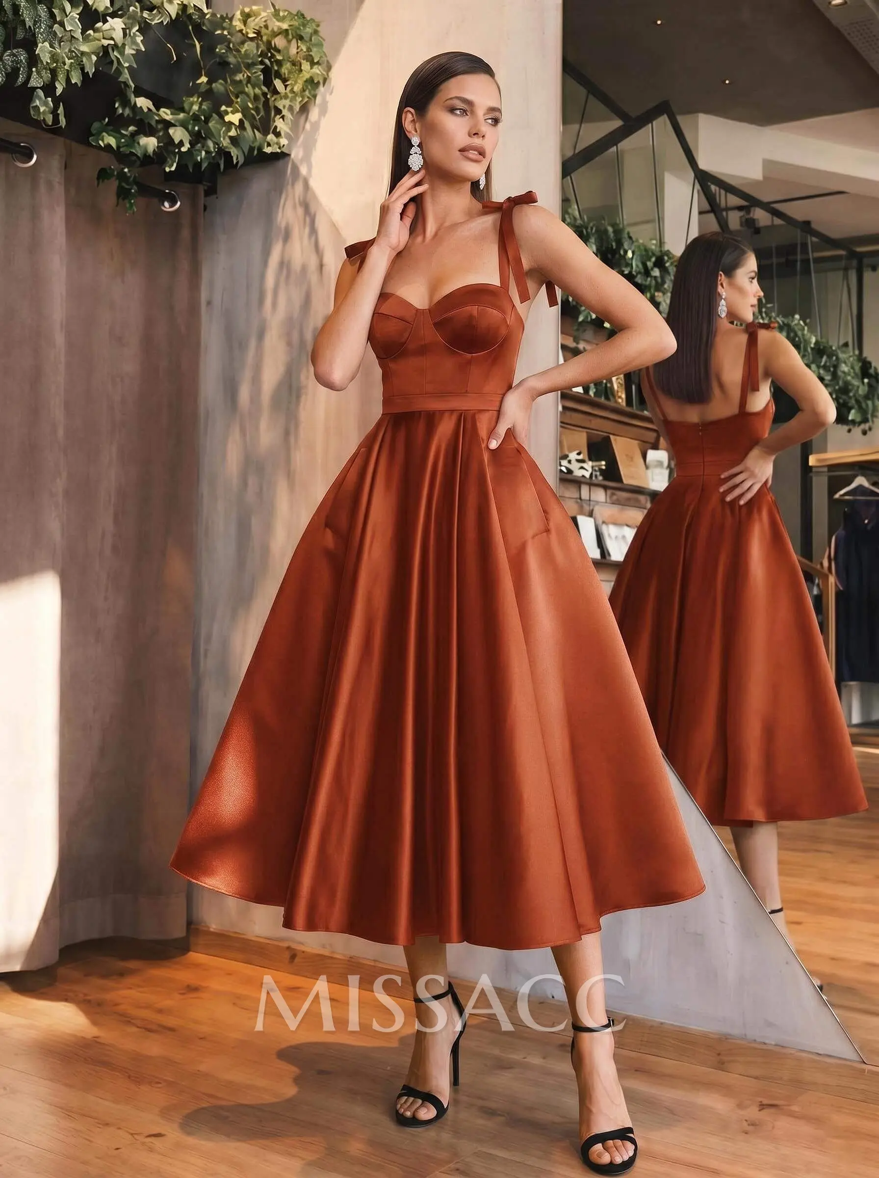 brown cocktail dress Chocolate Crystal-Embellished Maxi S Boat Neckline ZJ433 Brown Lace Sheath Dress
