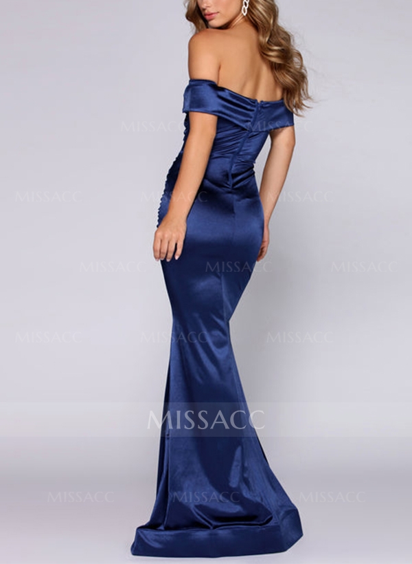 Trumpet/Mermaid Off-The-Shoulder Sleeveless Mother Of The Bride Dresses