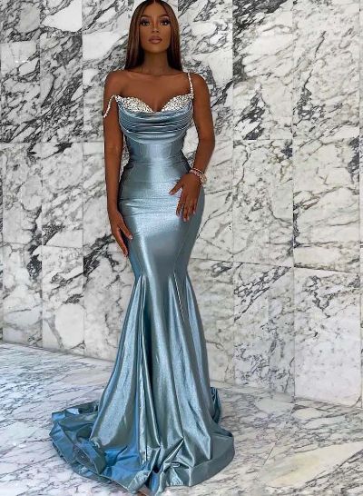 Sparkly Beading Trumpet/Mermaid Prom Dresses