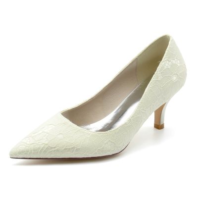 Closed Toe Kitten Heel Wedding Shoes/Party Shoes For Women