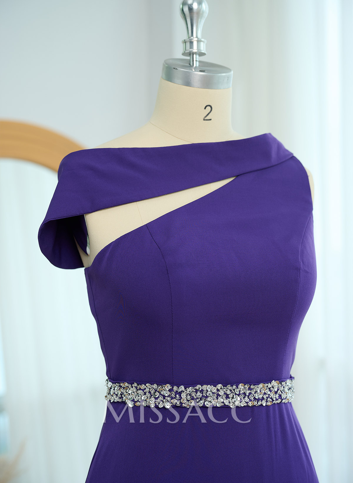 Sheath/Column Asymmetrical Sleeveless Sweep Train Bridesmaid Dresses Sheath/Column Asymmetrical Sleeveless Sweep Train Bridesmaid Dresses
