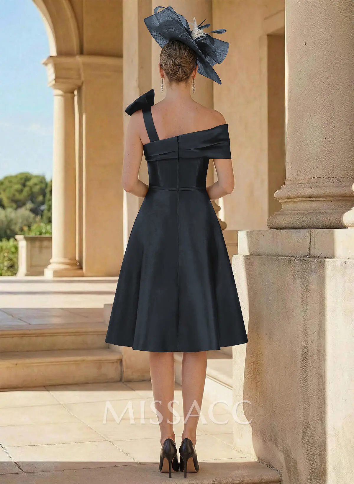 knee length dress formal Marsoni M286S Short Formal Sequin Knee Length Dress main image 0