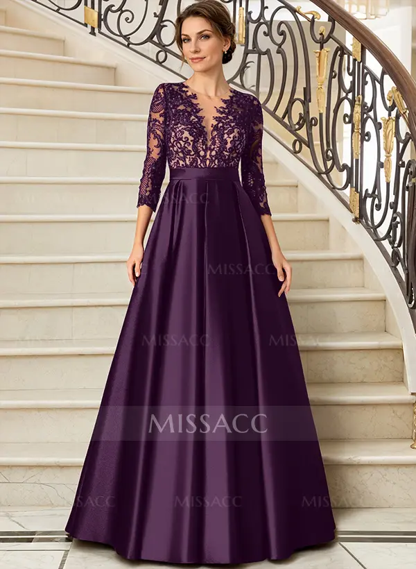 chinese dress ladies Lilac Jacquard Detachable Overskirt Mother of Bride Dress main image 0