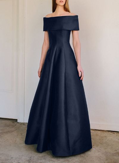 A-Line Off-The-Shoulder Sleeveless Floor-Length Mother Of The Bride Dresses