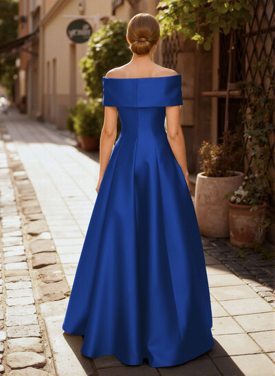 A-Line Off-The-Shoulder Sleeveless Floor-Length Mother Of The Bride Dresses