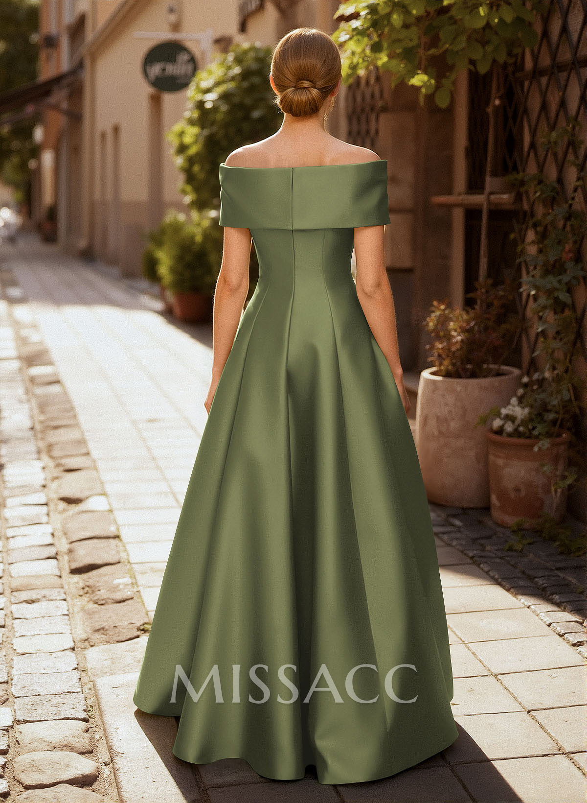 A-Line Off-The-Shoulder Sleeveless Floor-Length Mother Of The Bride Dresses