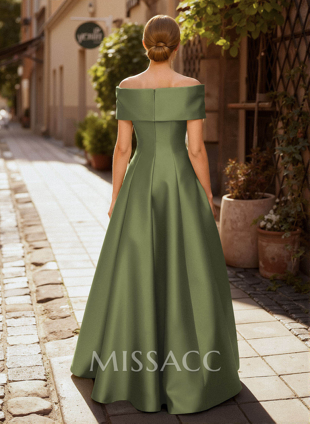 A-Line Off-The-Shoulder Sleeveless Floor-Length Mother Of The Bride Dresses