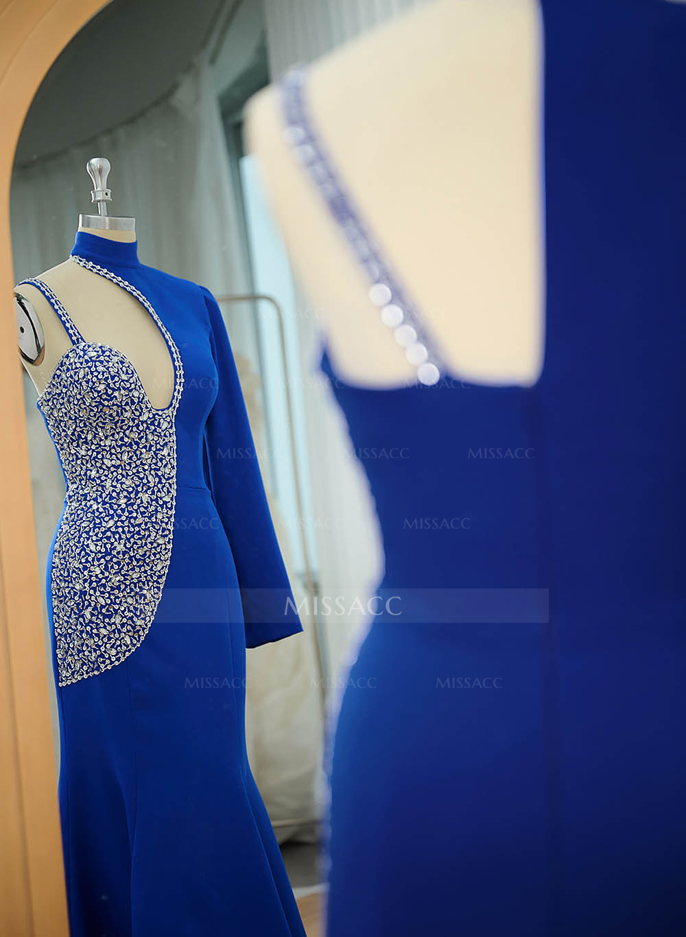 Sparkly Beading Sexy Trumpet/Mermaid Prom Dresses