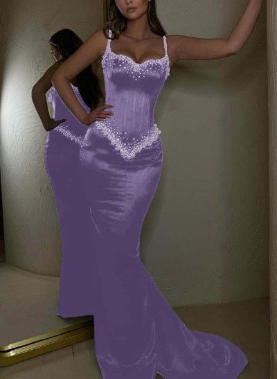Sparkly Beading Trumpet/Mermaid Prom Dresses