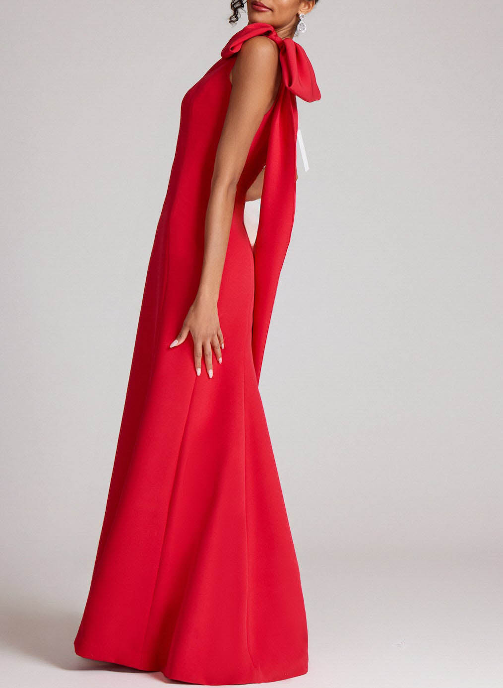 One-Shoulder A-Line Elastic Satin Mother Of The Bride Dresses