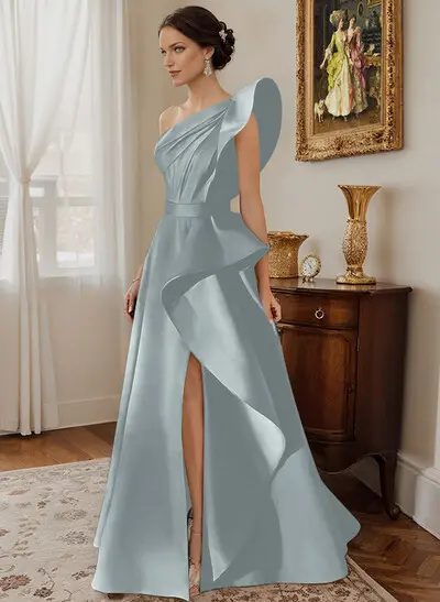 juliet formal dresses Simple One-Shoulder Tea-Length Party Dress main image 0