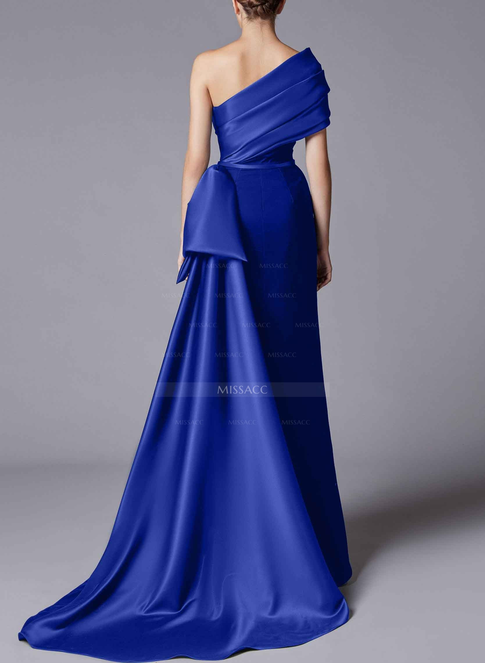 One-Shoulder Velvet Sheath/Column Mother Of The Bride Dresses