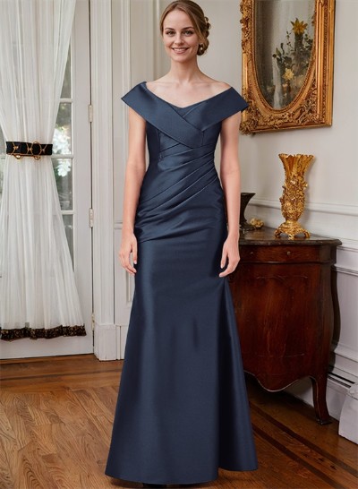 Simple Cap Shoulder Sheath/Column Mother Of The Bride Dresses