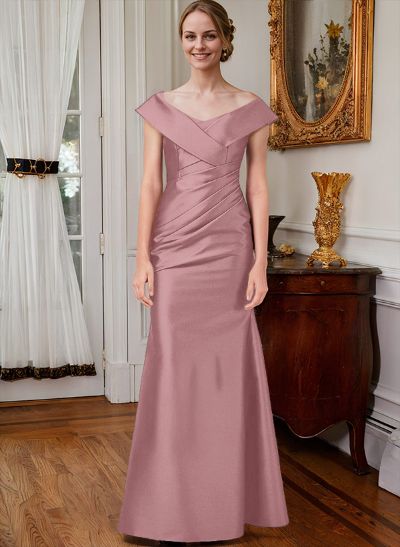 Simple Cap Shoulder Sheath/Column Mother Of The Bride Dresses