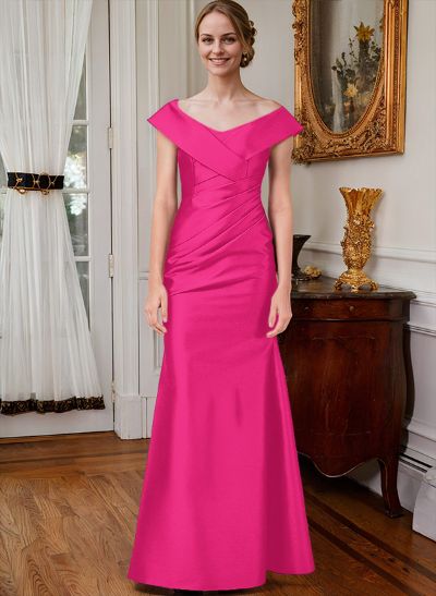 Simple Cap Shoulder Sheath/Column Mother Of The Bride Dresses