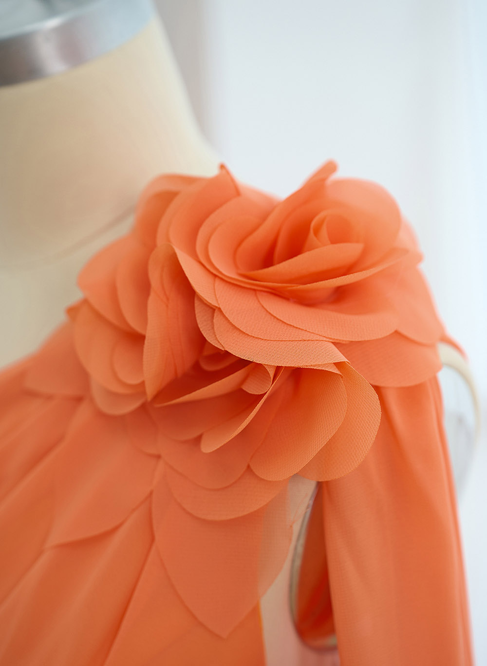 A-Line One-Shoulder Chiffon Mother Of The Bride Dresses With Flower(s)