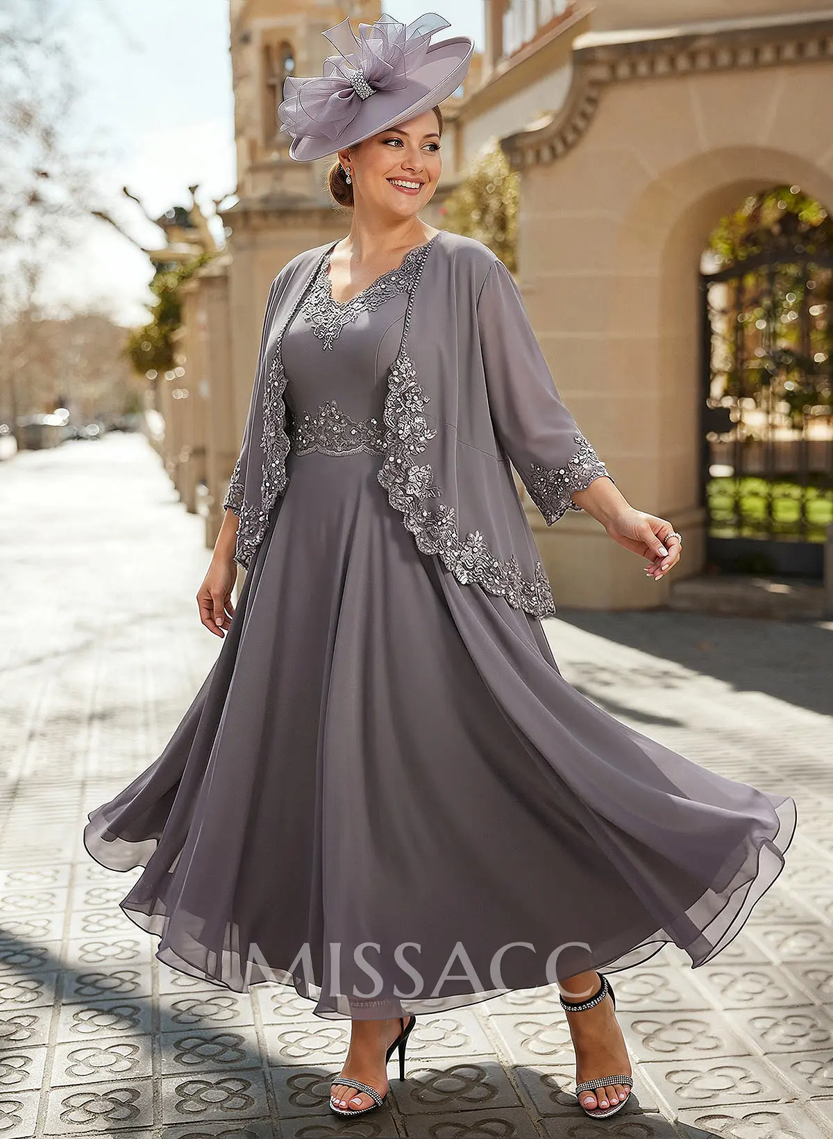 chiffon winter dresses Winter whites, soft chiffon, and a little Christmas magic @leonorasmee draped in our dreamy winter-white Phoebe & Athena chiffon dresses, layered with the most beautiful bridal accessories, because even the coldest