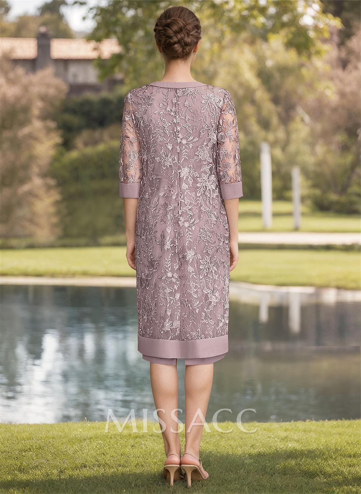 Sheath/Column Scoop Neck Short Sleeves Chiffon Mother Of The Bride Dresses Sheath/Column Scoop Neck Short Sleeves Chiffon Mother Of The Bride Dresses