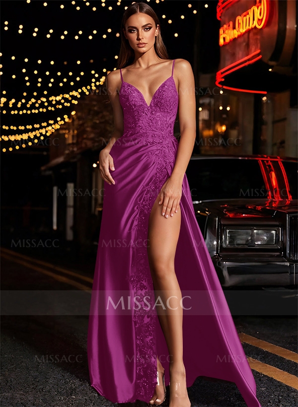 Hotel Kalinga Abiti Denny Rose Viola Abito Lungo Prom A-Line V - Main Image