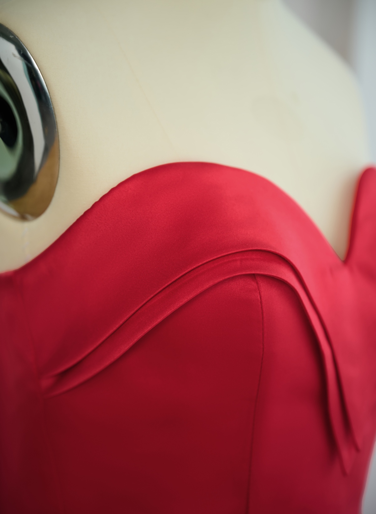 A-Line Sweetheart Satin Asymmetrical Prom Dress