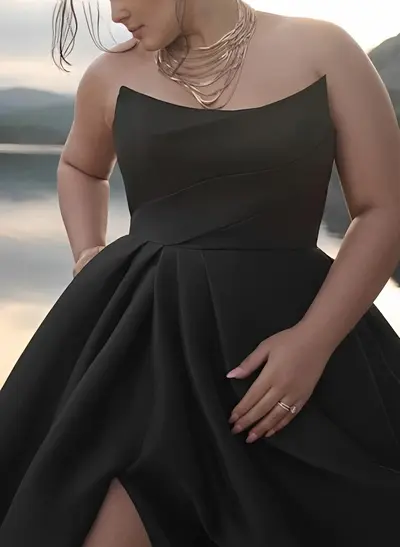 Ball-Gown Sweetheart Sleeveless Stretch Crepe Sweep Train Wedding Dress