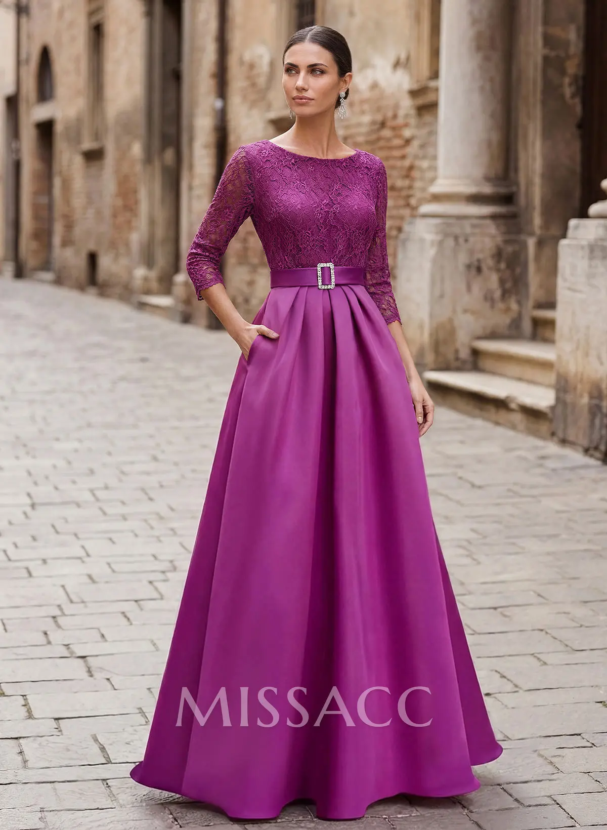 elegant satin dresses with sleeves LONG SLEEVE OFF OR ON THE SHOULDER SATIN DRESS Arelia's Dream