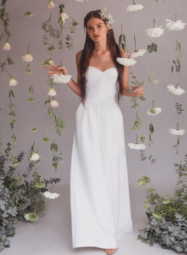 Modern Jumpsuit Pantsuit Boho Wedding Dresses Missacc