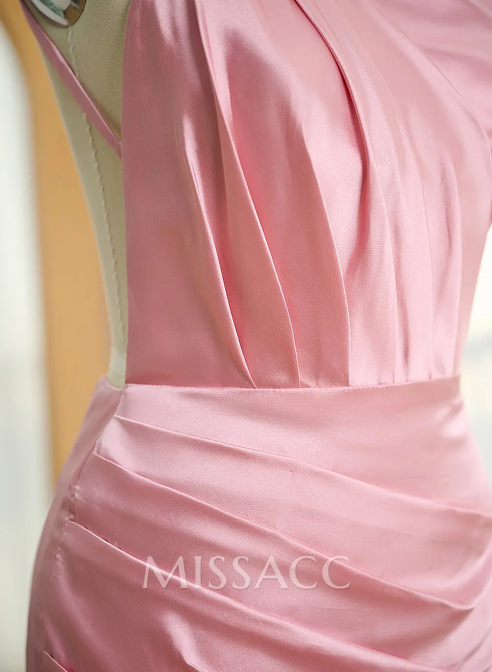 stretch satin bridesmaid dresses Polaris Gown sensual element to this timeless dress Azazie Azazie Brooke Stretch Satin