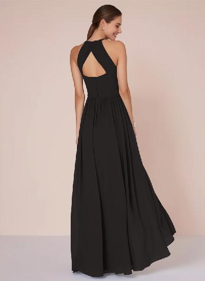 A-Line Chiffon Bridesmaid Dress With Ruffle