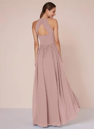 A-Line Chiffon Bridesmaid Dress With Ruffle