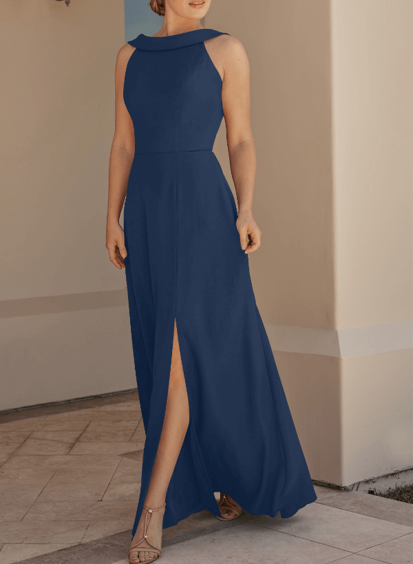 Cowl Back A-Line Elegant Bridesmaid Dresses