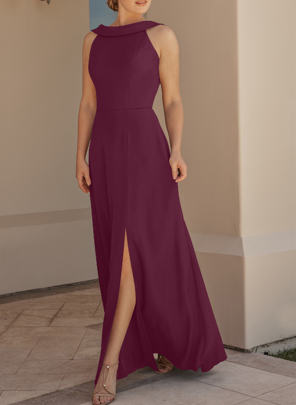 Cowl Back A-Line Elegant Bridesmaid Dresses