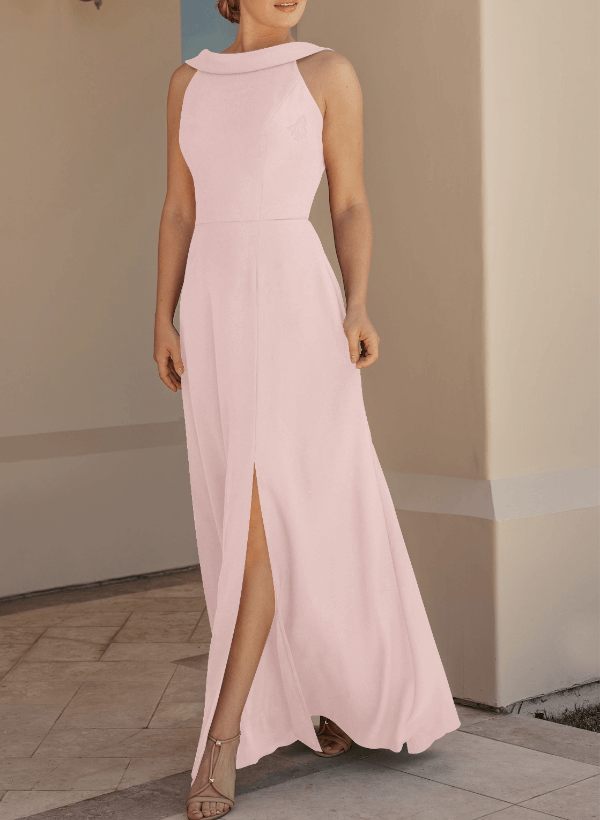 Cowl Back A-Line Elegant Bridesmaid Dresses
