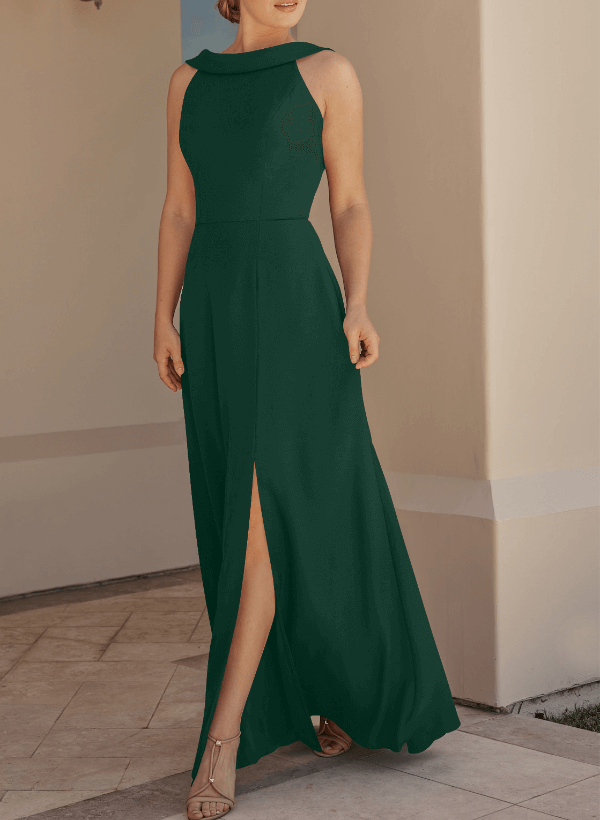 Cowl Back A-Line Elegant Bridesmaid Dresses