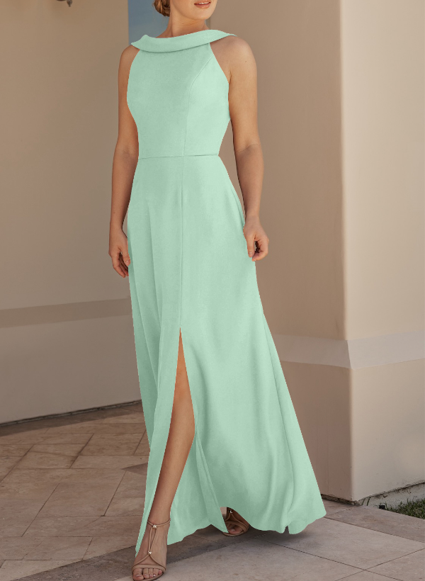 Cowl Back A-Line Elegant Bridesmaid Dresses