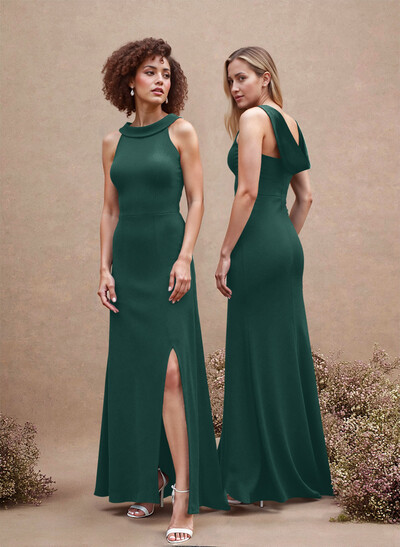 Cowl Back A-Line Elegant Bridesmaid Dresses