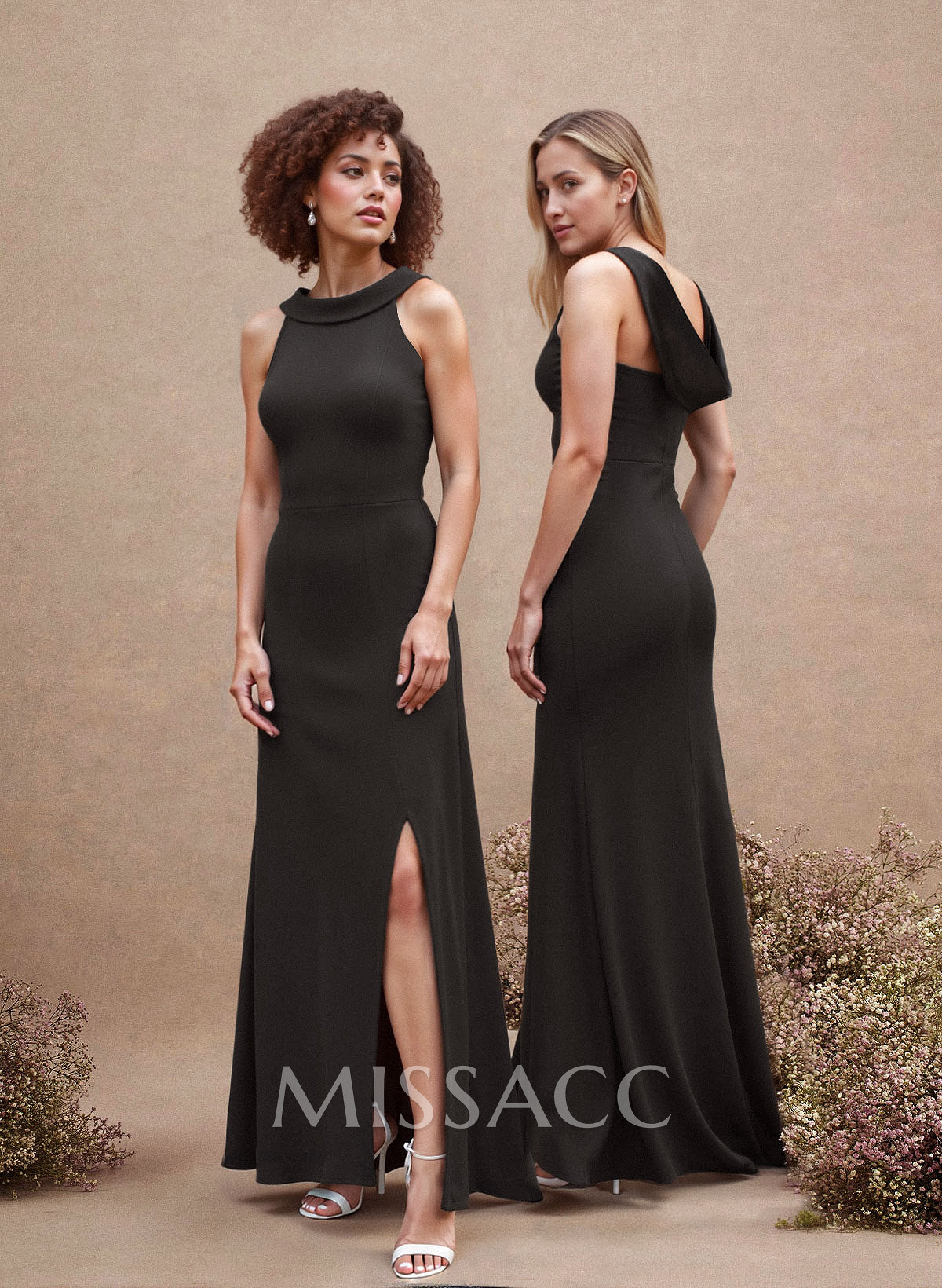 Cowl Back A-Line Elegant Bridesmaid Dresses Cowl Back A-Line Elegant Bridesmaid Dresses
