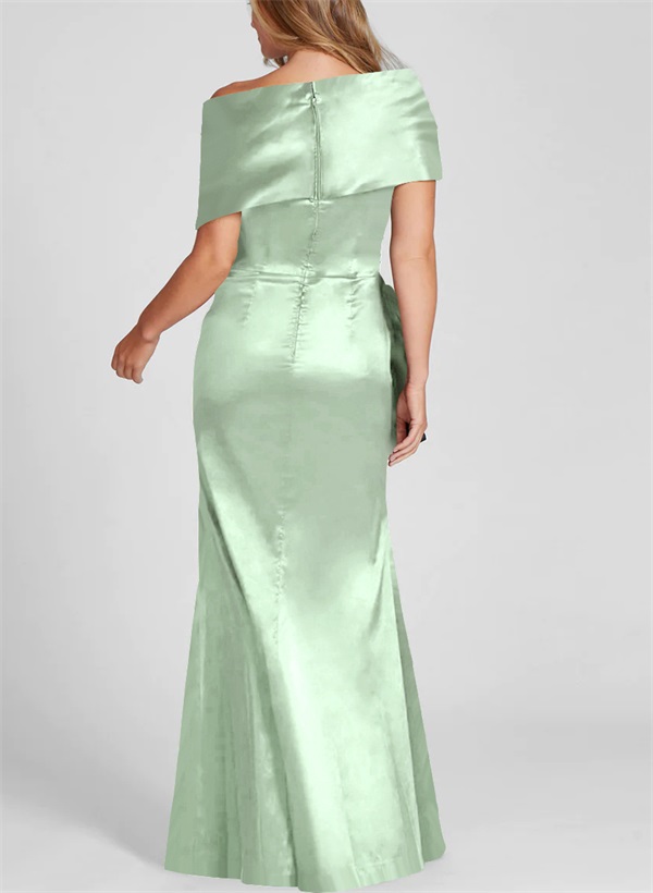 Elegant Wrap Sheath/Column Evening Dresses