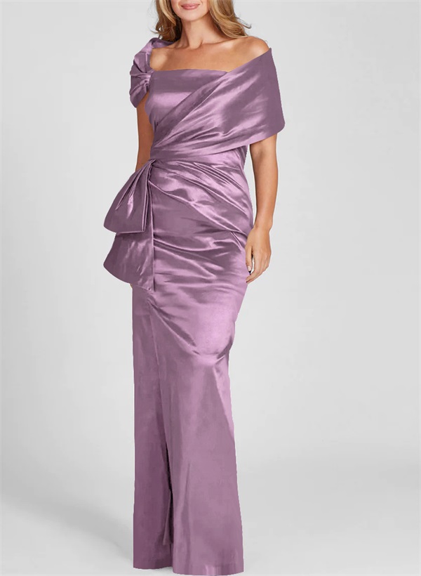 Elegant Wrap Sheath/Column Evening Dresses
