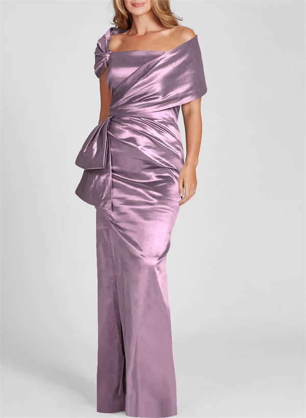 Elegant Wrap Sheath/Column Evening Dresses