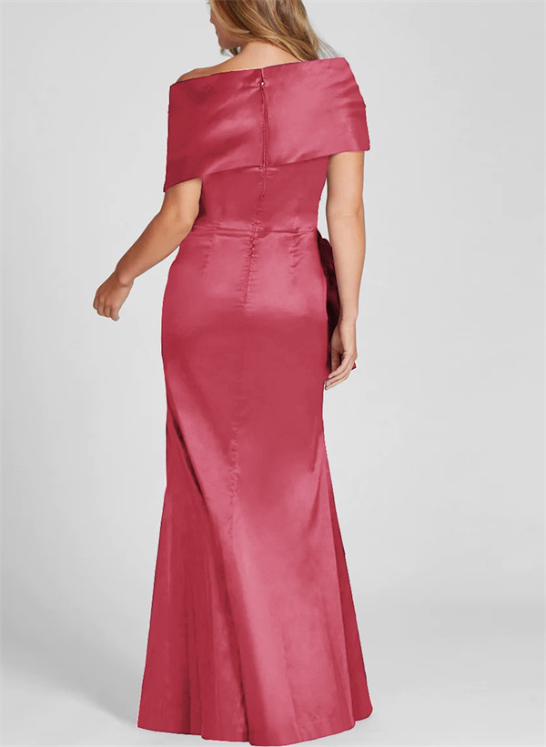 Elegant Wrap Sheath/Column Evening Dresses
