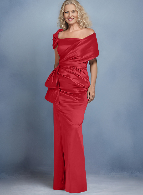 Elegant Wrap Sheath/Column Evening Dresses