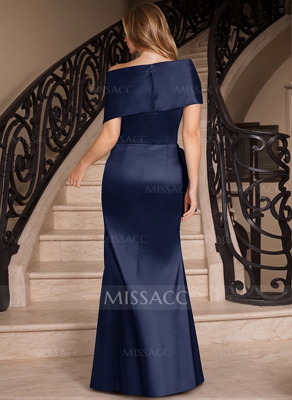 Elegant Wrap Sheath/Column Evening Dresses