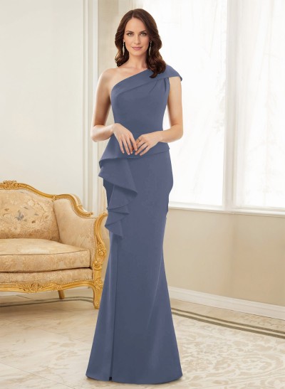 One-Shoulder Mermaid Elegant Mother Of The Bride Dresses