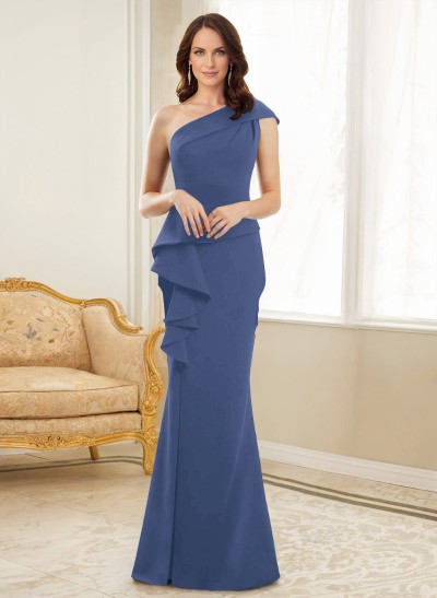 One-Shoulder Mermaid Elegant Mother Of The Bride Dresses